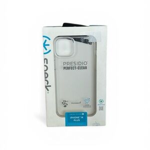 NEW Speck Presidio Perfect-Clear NON-MAGNETIC Case for iPhone 14 Plus